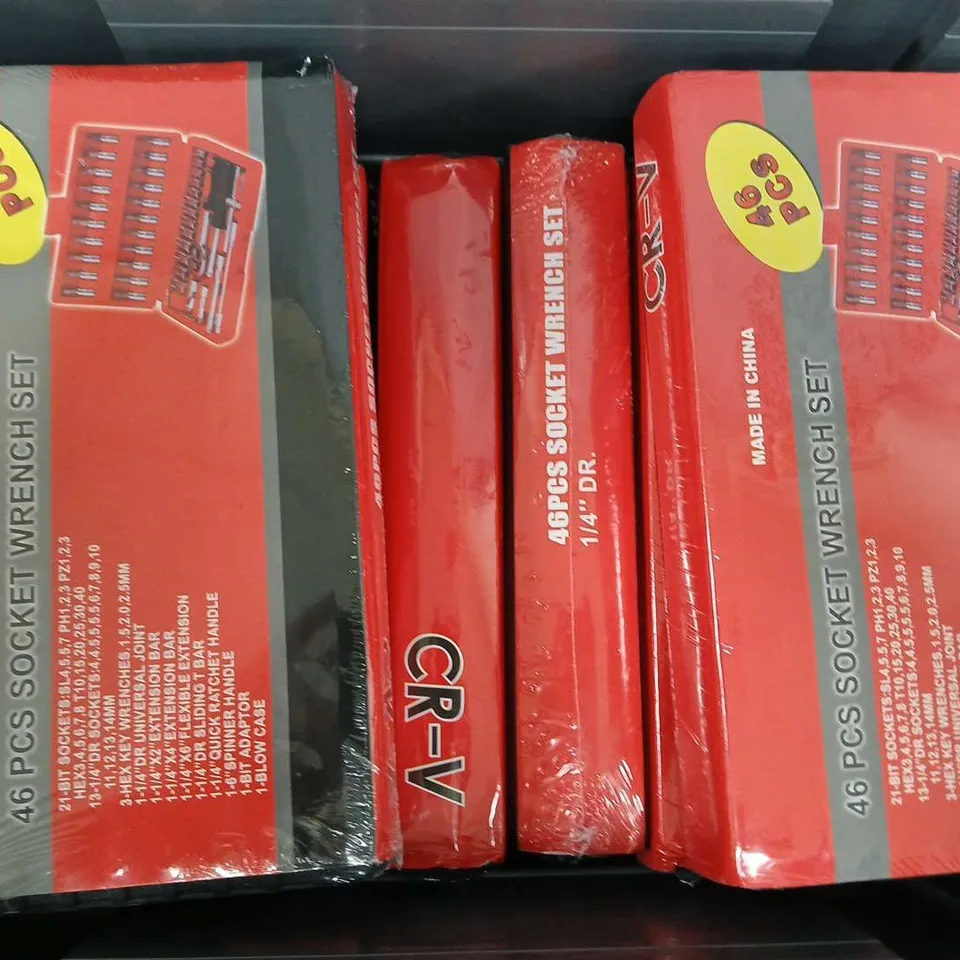 10X CR-V 46-PIECE SOCKET WRENCH SETS