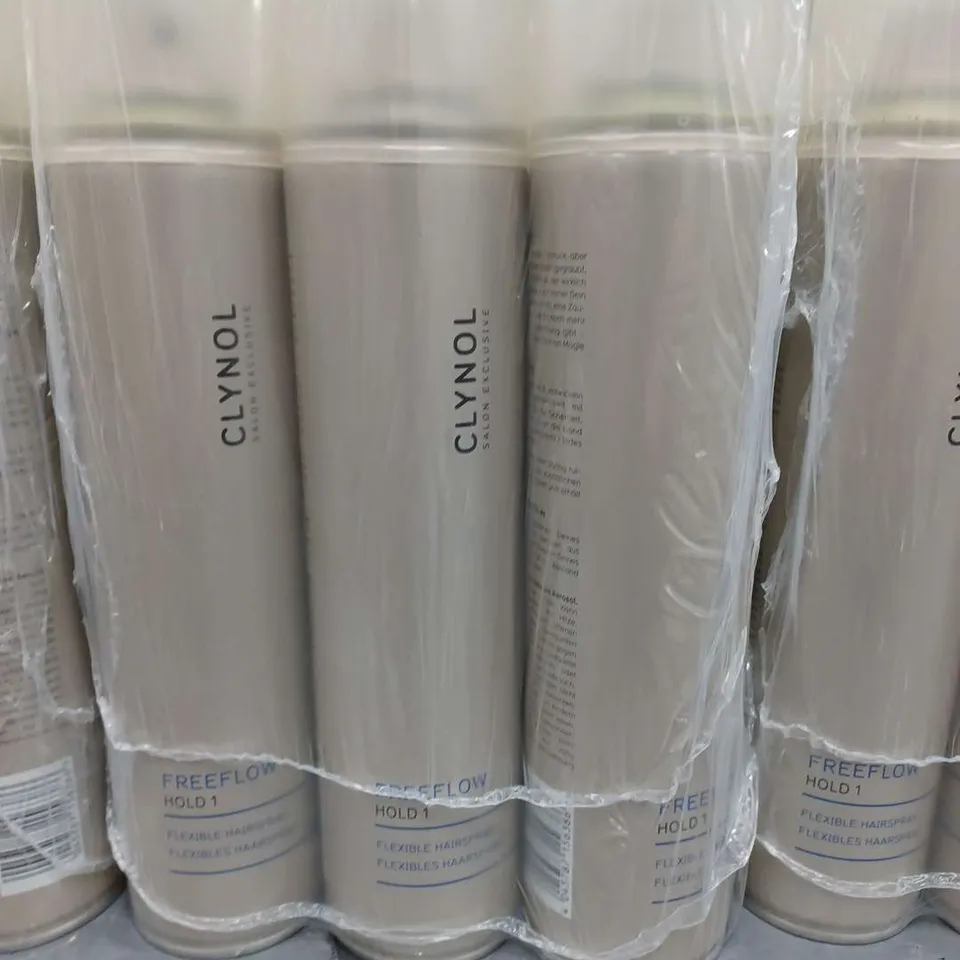 LOT OF APPROX 45 CLYNOL FREE FLOW HAIRSPRAYS