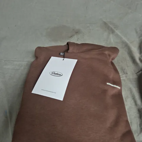 SISTERS AND SEEKERS HOODIE - BROWN - SIZE LARGE