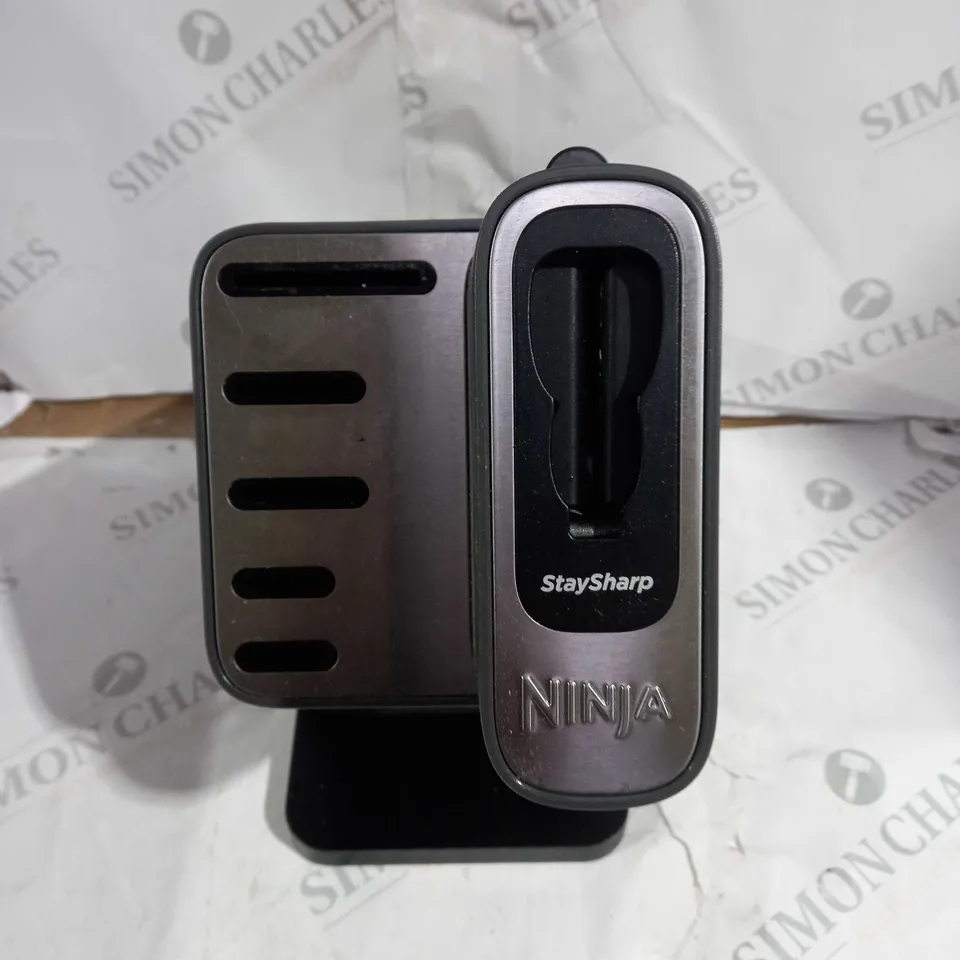 OUTLET BOXED NINA FOODI STAYSHARP KNIFE BLOCK WITH 5PC KNIFE SET