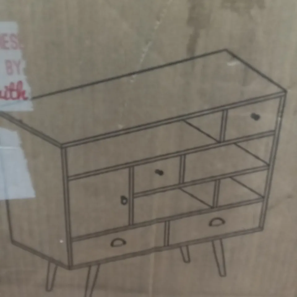BOXED KOMODA CABINET - WOODGRAIN 