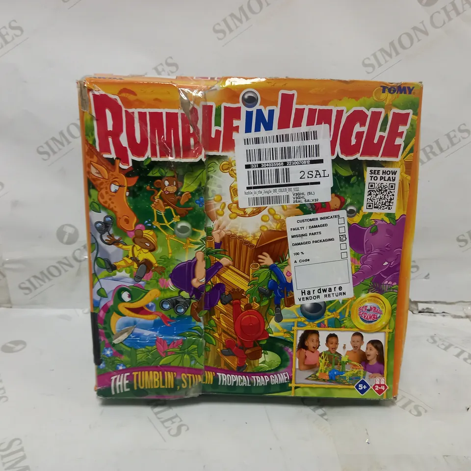 TOMY RUMBLE IN THE JUNGLE RRP £24.99