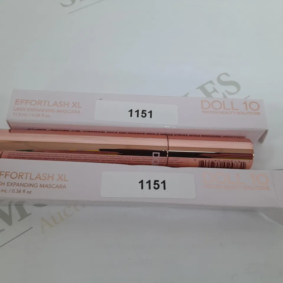 DOLL 10 LASH EXPANDING MASCARA EFFORTLASH XL, 10 ITEMS 