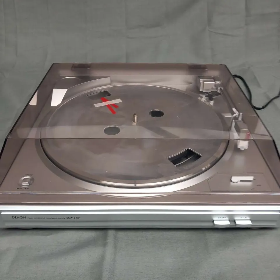 DENON DP29F SILVER TURNTABLE