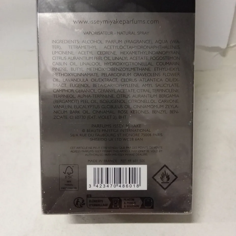 ISSEY MIYAKE L'EAU D'ISSEY POUR HOMME INTENSE EAU DE TOILETTE 125ML – BOXED