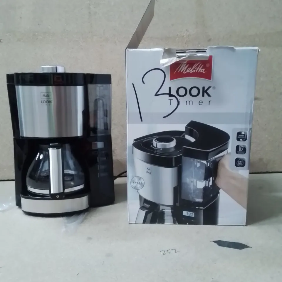 BOXED LOOK TIMER COFFEE MACHINE 
