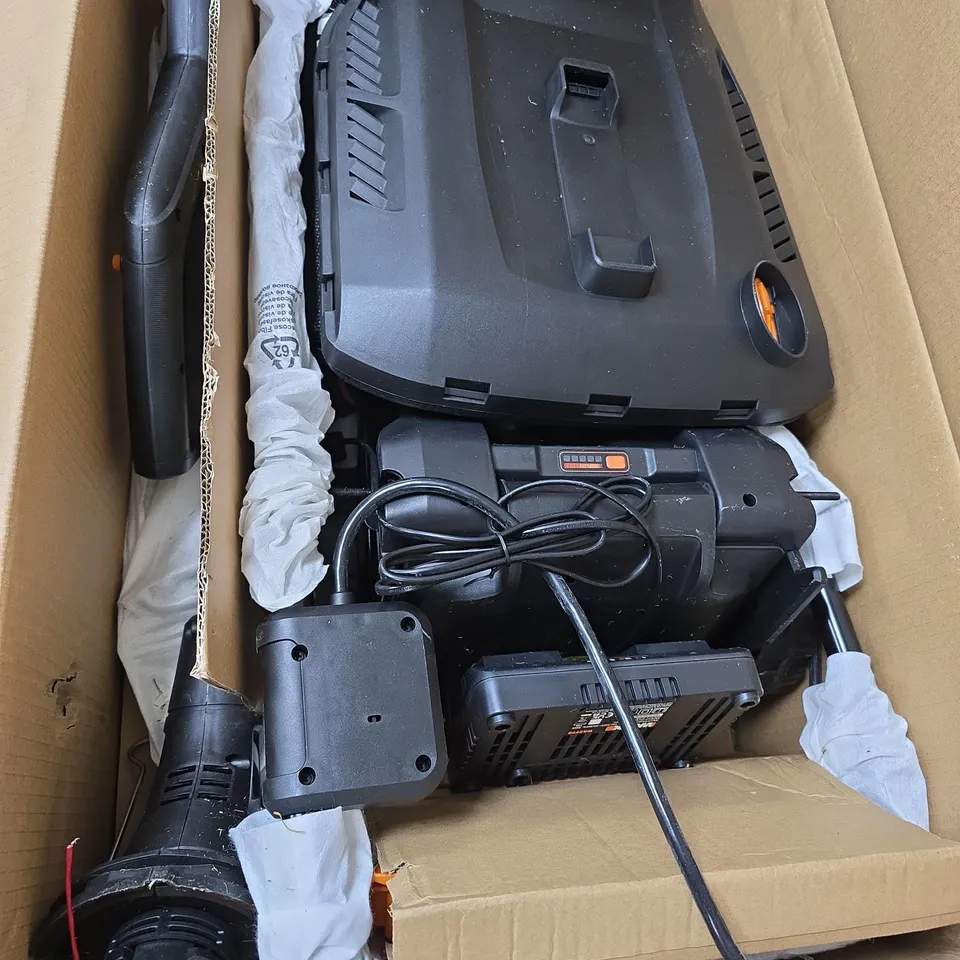BOXED WORKX 20V MAX LAWNMOWER - COLLECTION ONLY