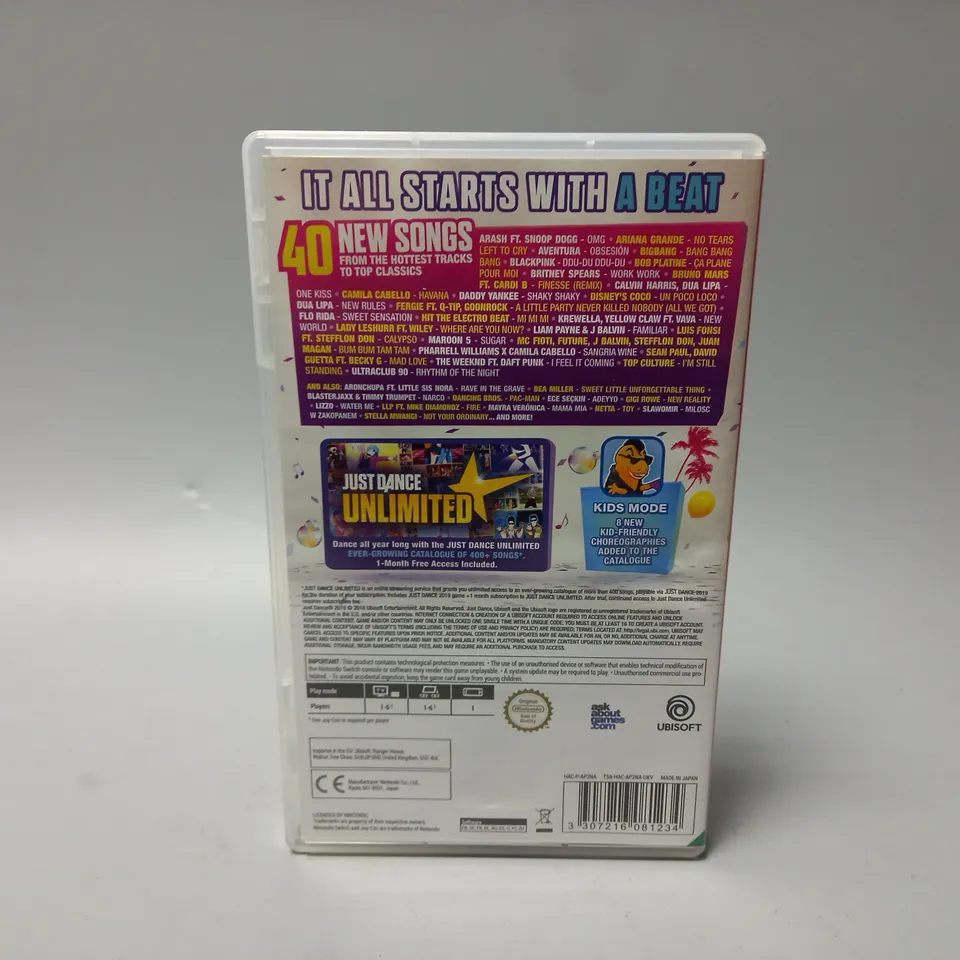 BOXED JUST DANCE 2019 (NINTENDO SWITCH)