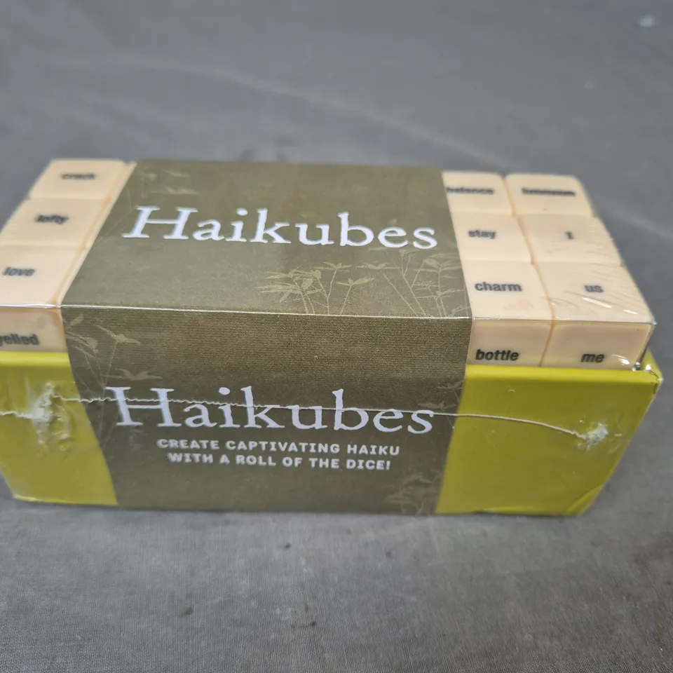 SEALED HAIKUBES HAIKU DICE GAME