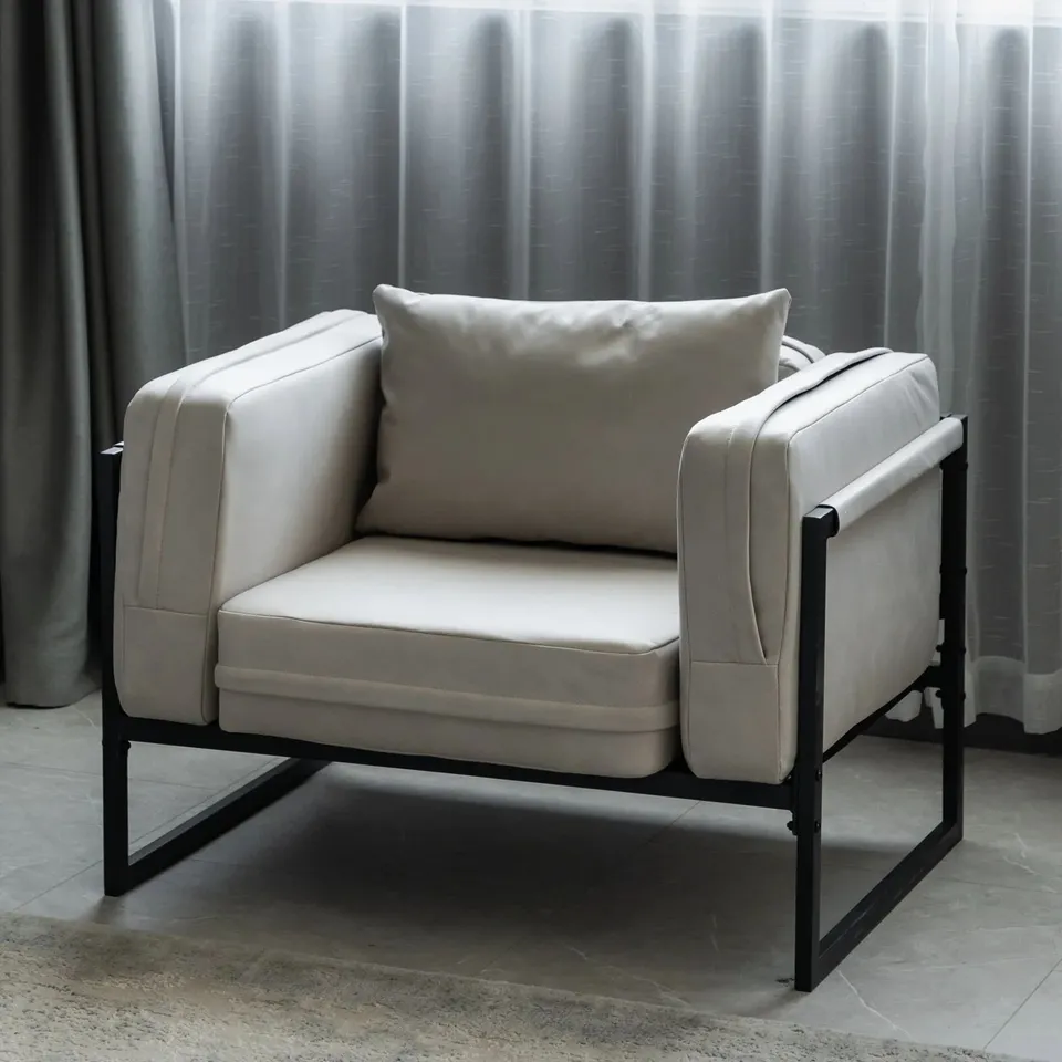 BOXED ECRA FABRIC SOFA (1 BOX)