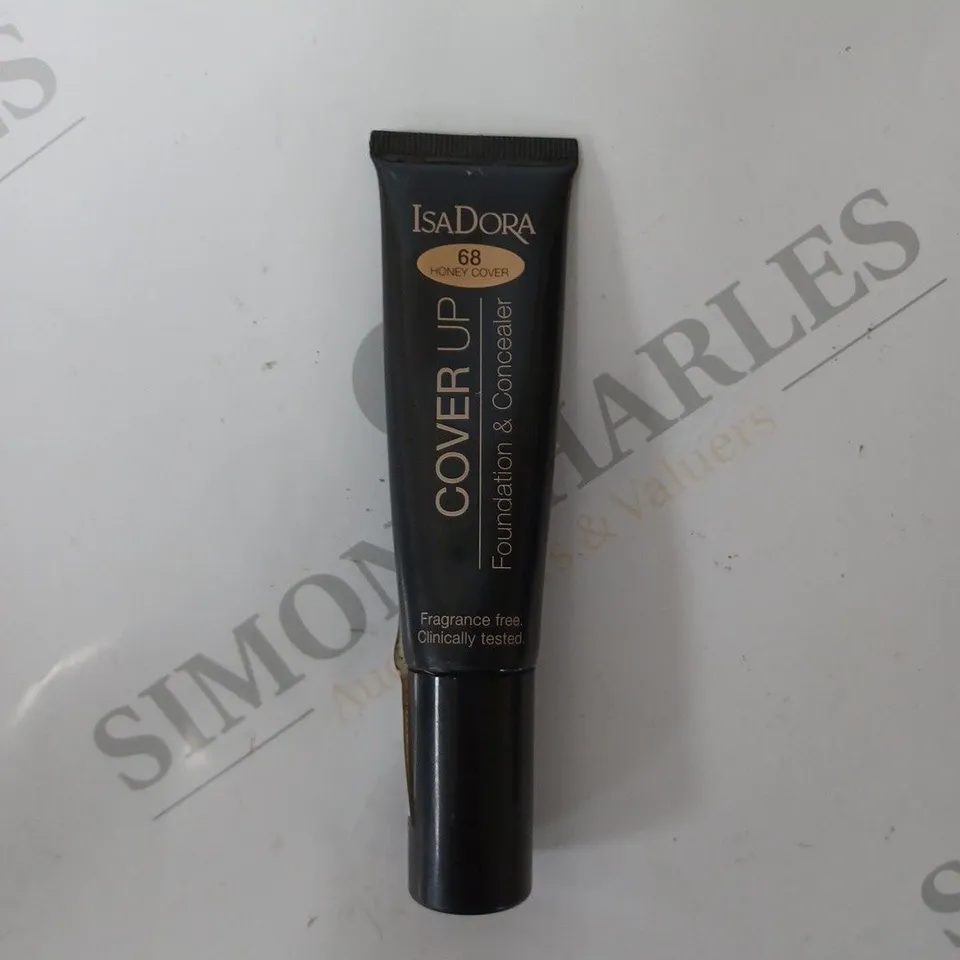 APPROXIMATELY 19 ISADORA COVER UP FOUNDATION & CONCEALER #68 HONEY COVER 