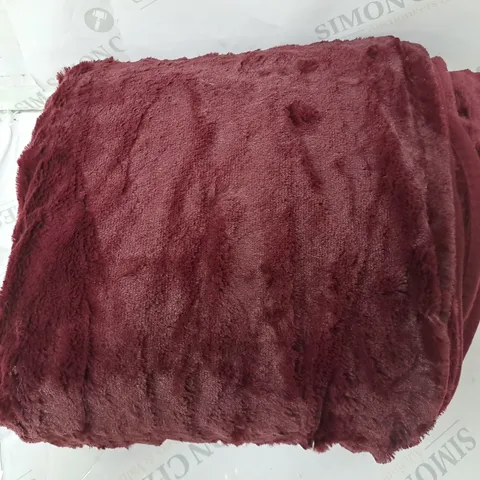 COZEE HOME HEATED THROW IN SHIRAZ WINE 
