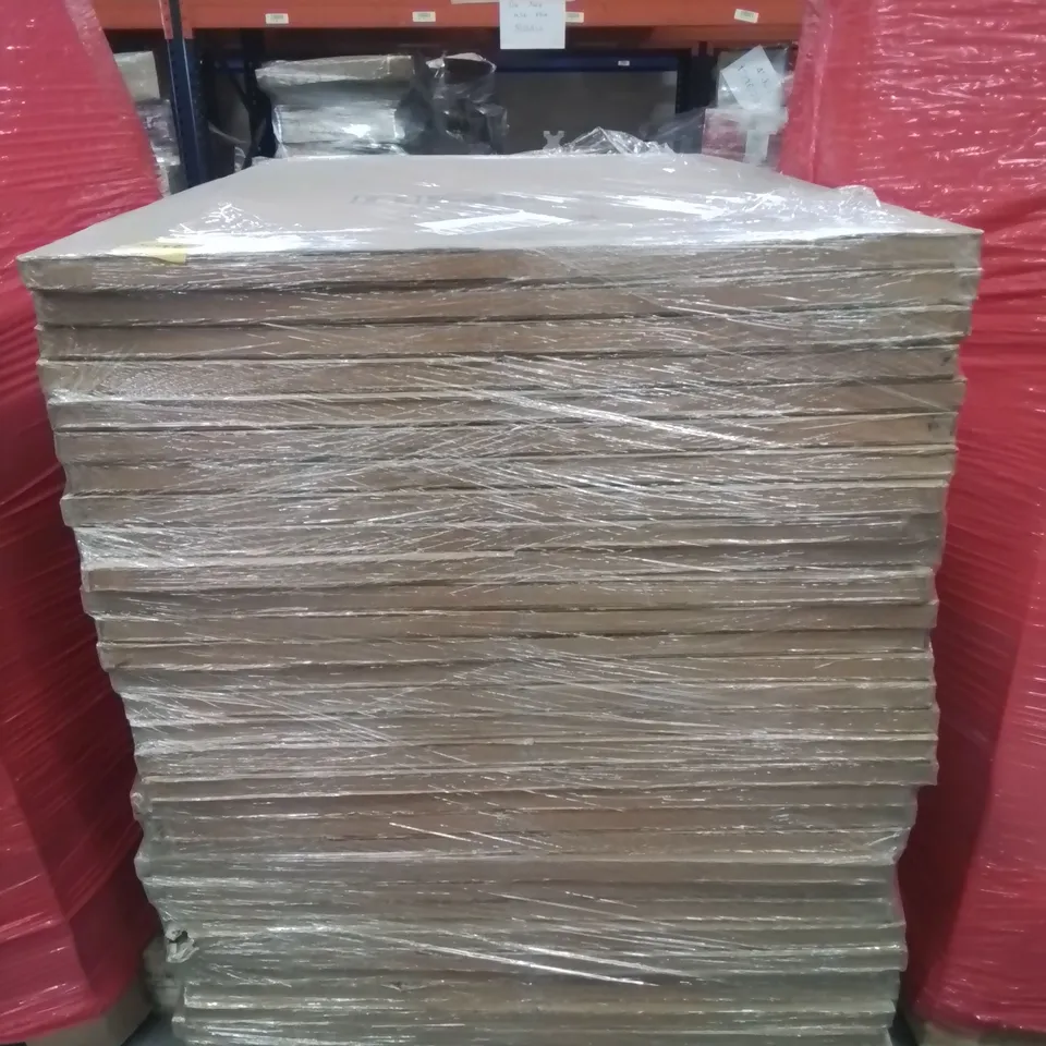 PALLET OF APPROXIMATELY 30 ALUMINIUM FRAME WRITING BOARDS