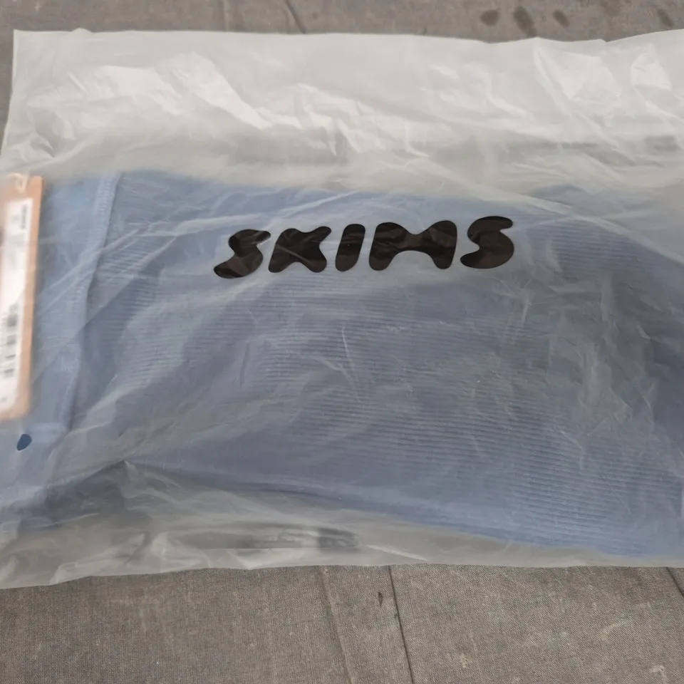 SKIMS COTTON RIB LEGGING – HARBOR, XXS (AP-LEG-0039)