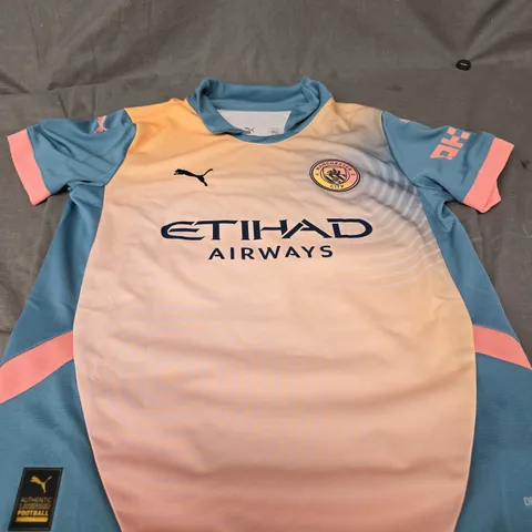 MAN CITY SPECIAL EDITION TOP SIZE 11-12 YR