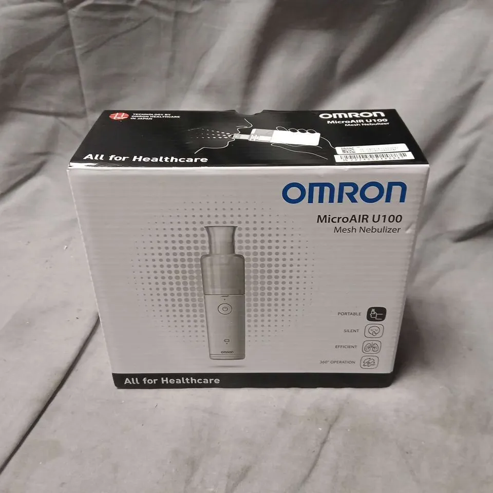 OMRON MICROAIR U100 MESH NEBULIZER – BOXED WITH ACCESSORIES