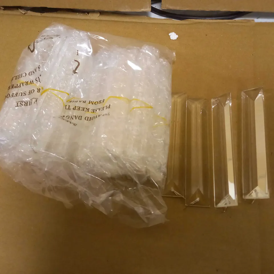 LAURA ASHLEY VIENNA 5LT SEMI FLUSH - ANTIQUE BRASS, CUT CRYSTAL