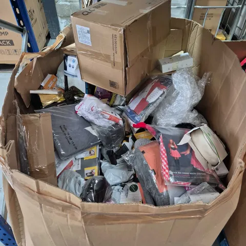 PALLET OF ASSORTED HOUSEHOLD ITEMS TOO INCLUDE FANS , LIGHT SWITCHES , ETC