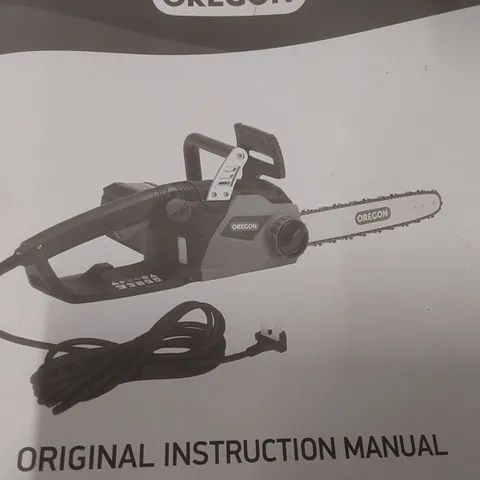 OREGON ELECTRIC CHAINSAW – CORDED, WITH MANUAL