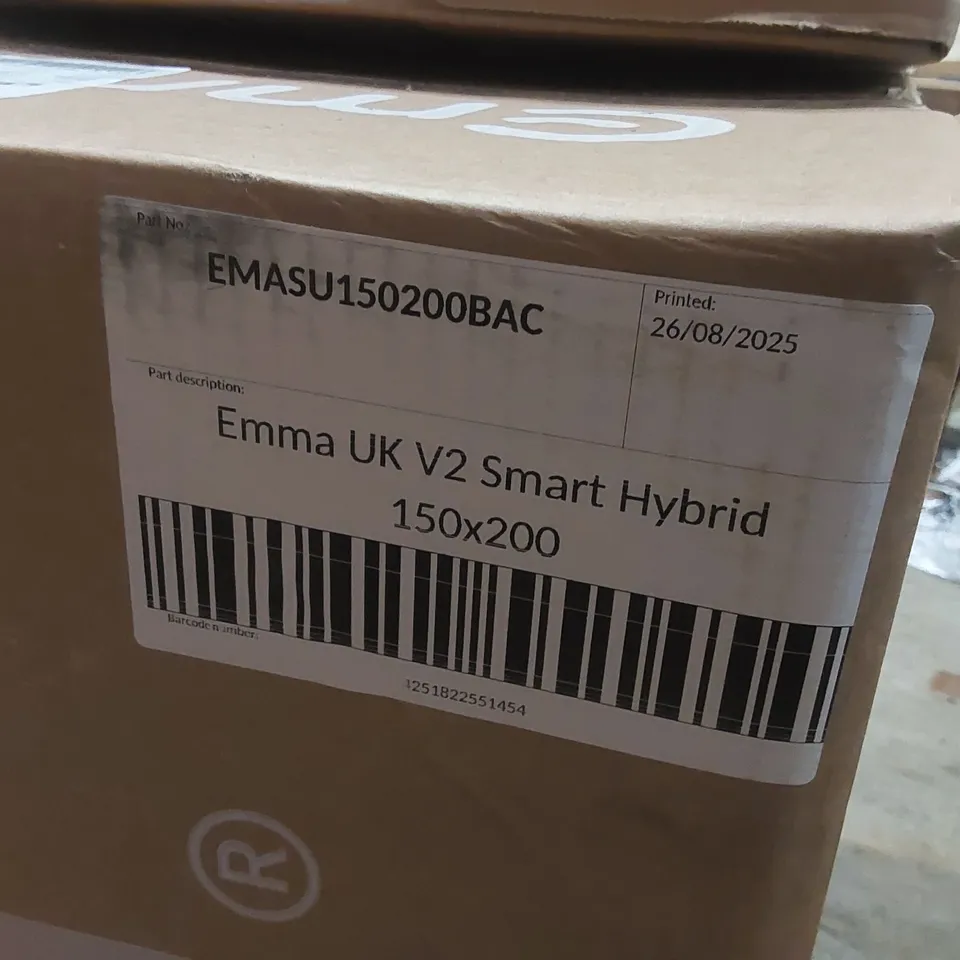 BRAND NEW BOXED EMMA UK V2 SMART HYBRID 150 x 200CM KING SIZE MATTRESS 