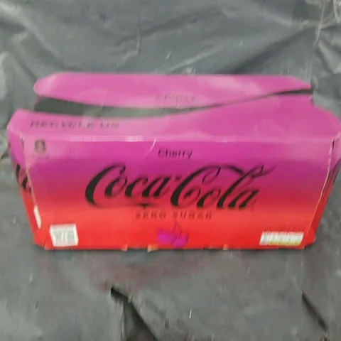 BOXED COCACOLA ZERO SUGAR CHERRY - X8 CANS - COLLECTION ONLY 