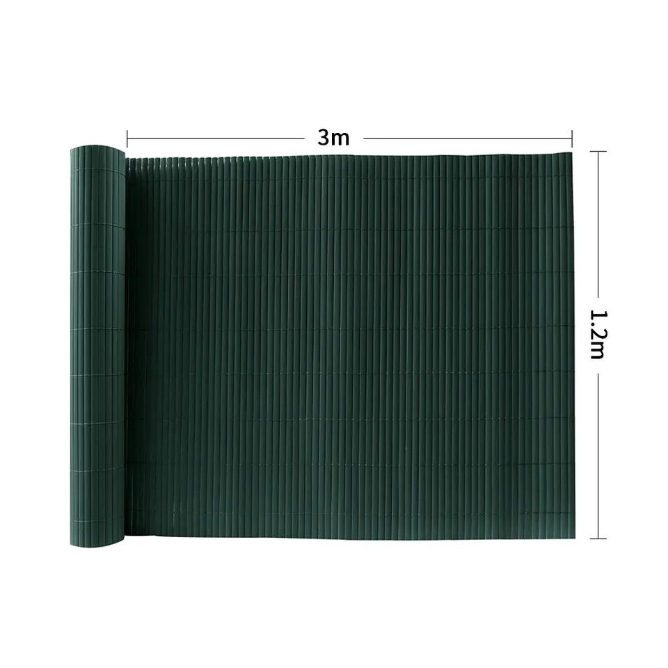 BOXED GREEN GARDEN FENCE OUTDOOR PRIVACY SCREEN