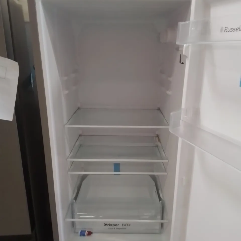 RUSSELL HOBBS FREESTANDING FRIDGE FREEZER IN SILVER RH54FF180S - UNPROCESSED RAW RETURN