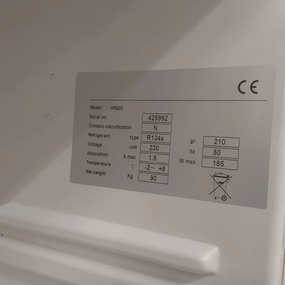 ADEXA HR600 COMMERCIAL REFRIGERATOR
