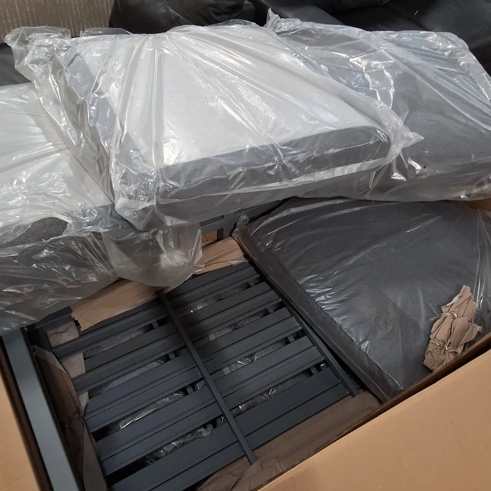 BOXED WEST STRAND SOFA PAIR PART IN GREY - BOX 2 OF 2 ONLY