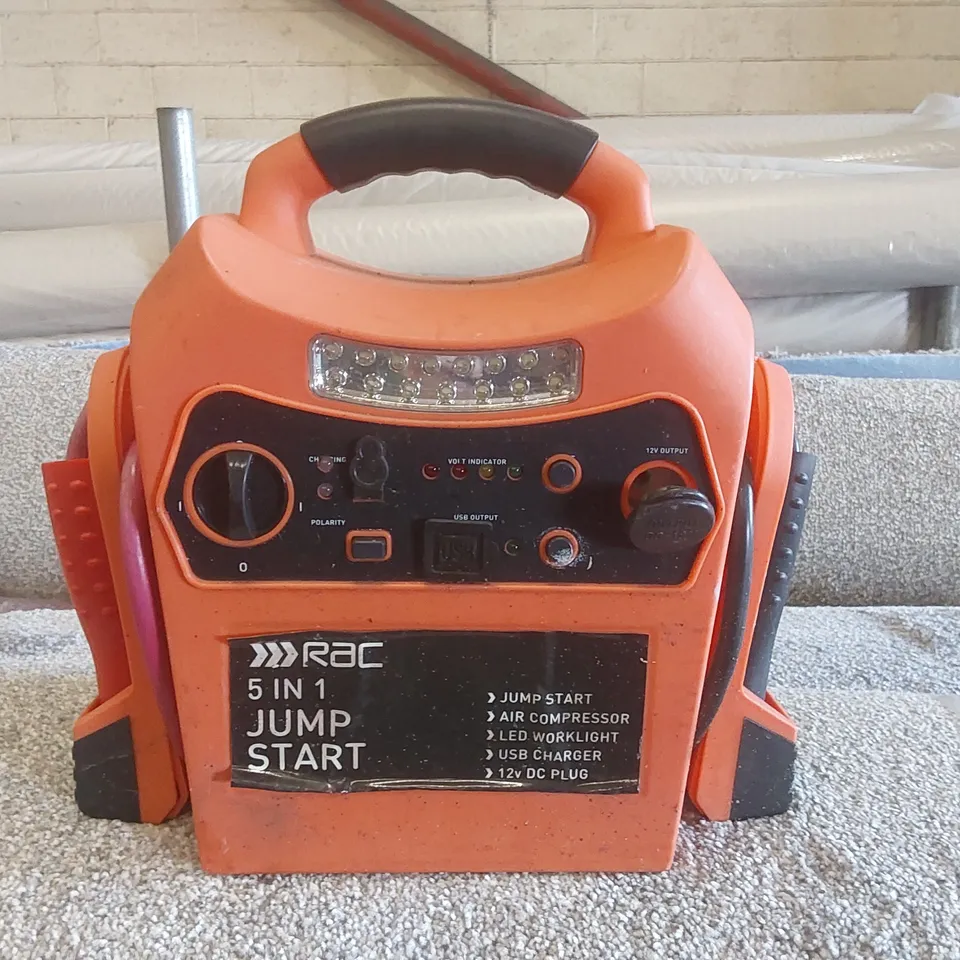 RAC 5 IN 1 JUMP STARTER