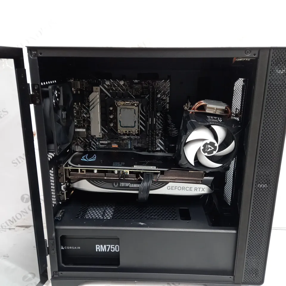 THERMAL TAKE CASE GAMING PC WITH GFORCE RTX 4070TI 12GB GRAPHICS CARD - INTEL I7 13700F CPU - CORSAIR RM750E POWER SUPPLY - CORSAIR VENGENCE DDR4 3600 2X -COLLECTION ONLY