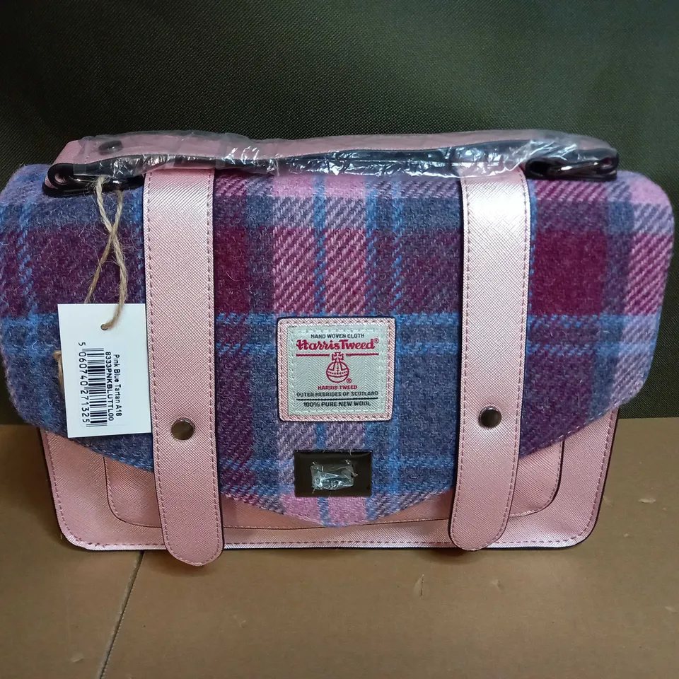 HARRIS TWEED TARTAN BAG 