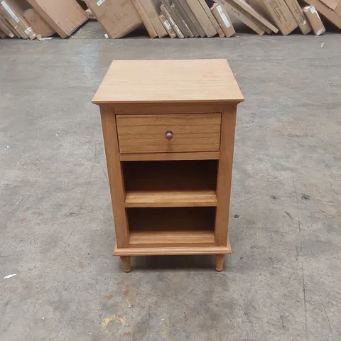 BARTON BEDSIDE TABLE NATURAL WOOD BAYUR WOOD