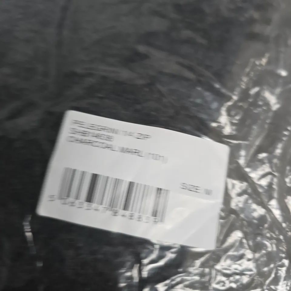 ELLESSE MARL ZIP SWEATSHIRT – CHARCOAL, UK SIZE M