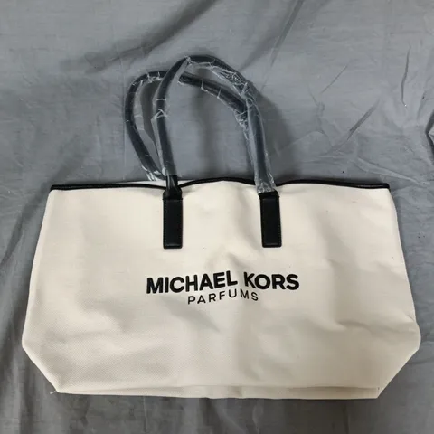 MICHAEL KORS PARFUMS TOTE BAG IN CREAM
