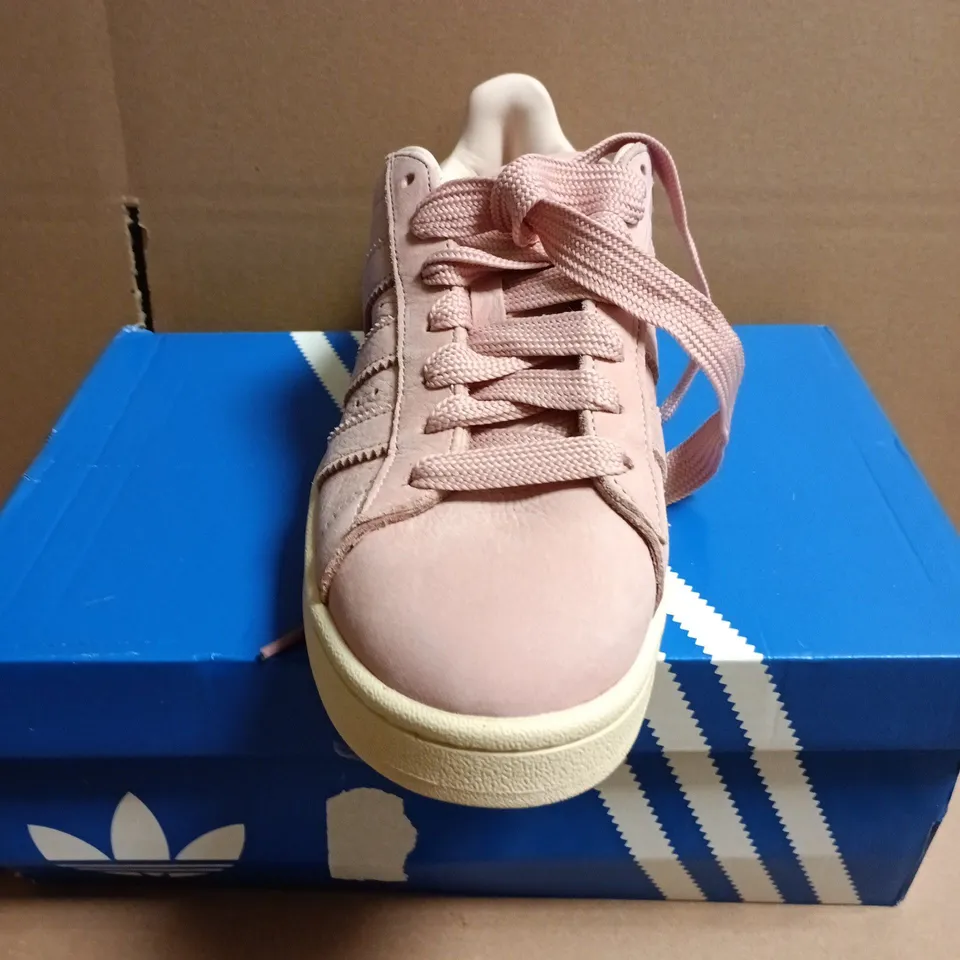 ADIDAS CAMPUS PINK SUEDE TRAINERS – UK 7