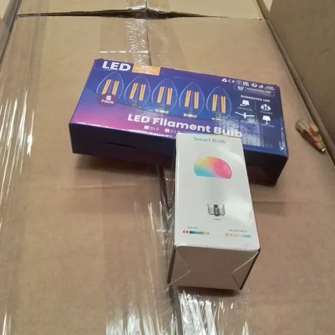 PALLET CONTAINING A LARGE QUANTITY OF BULBS