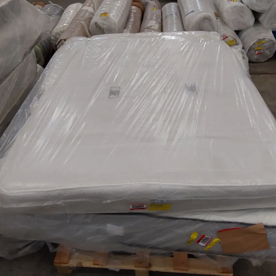 BAGGED 4'6" DOUBLE ASPIRE POCKET SPRUNG 1000 MATTRESS 