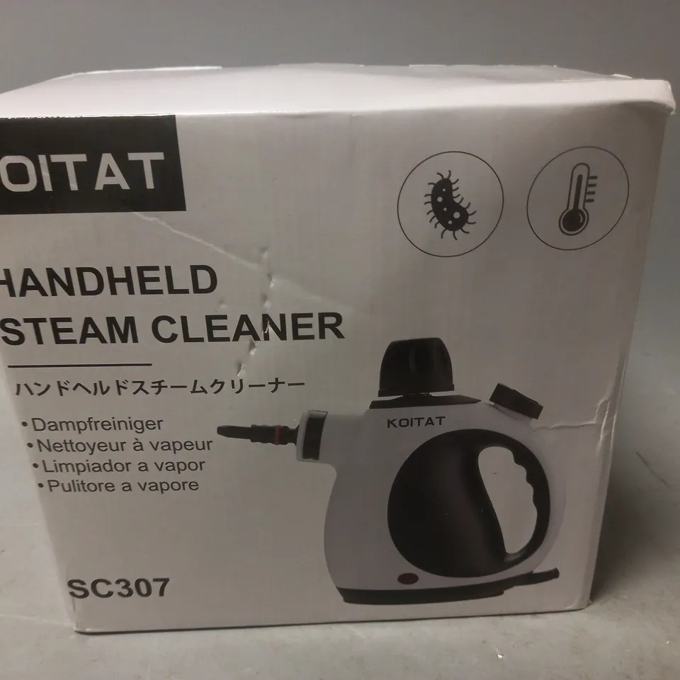 BOXED KOITAT HANDHELD STEAM CLEANER