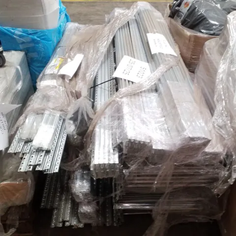 PALLET CONTAINING GALVANISED STEEL RACKING - SIZE UNSPECIFIED 
