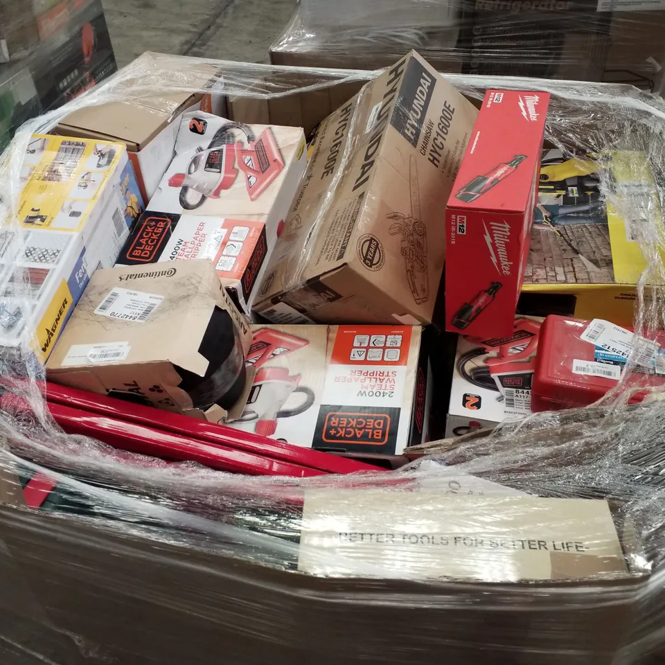 PALLET OF APPROXIMATELY 59 UNPROCESSED RAW RETURN HOUSEHOLD AND ELECTRICAL GOODS TO INCLUDE;