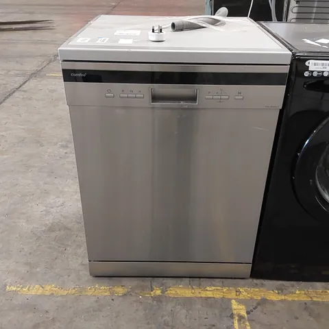 COMFEE' FREESTANDING DISHWASHER FD1435E-X WITH 14 PLACE SETTINGS, FULL SIZE, WHISPER QUIET 44DB, WIDE LED DISPLAY, DELAY START, HALF LOAD FUNCTION, FLEXIBLE RACKS, STAINLESS STEEL [ENERGY CLASS D]