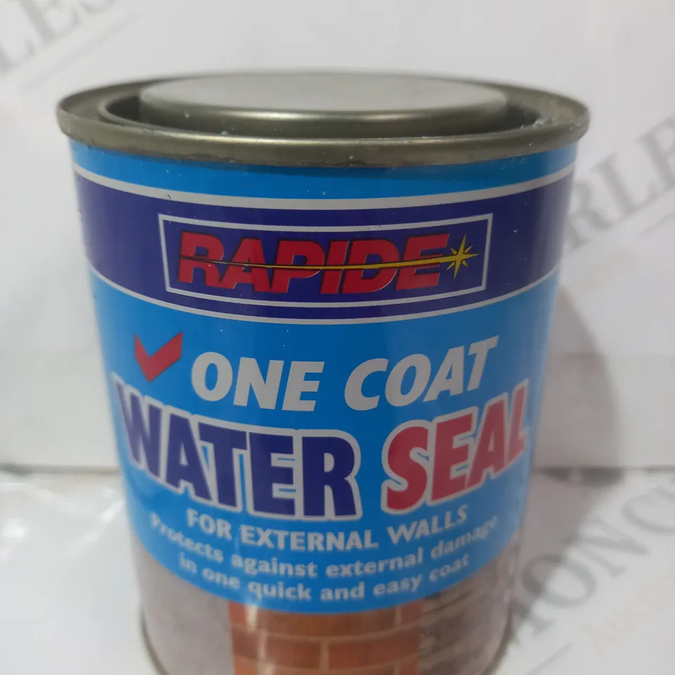 BOX OF APPROXIMATELY 10 CANS OF RAPIDE ONE COAT WATER SEAL FOR EXTERNAL WALLS (500ML)
