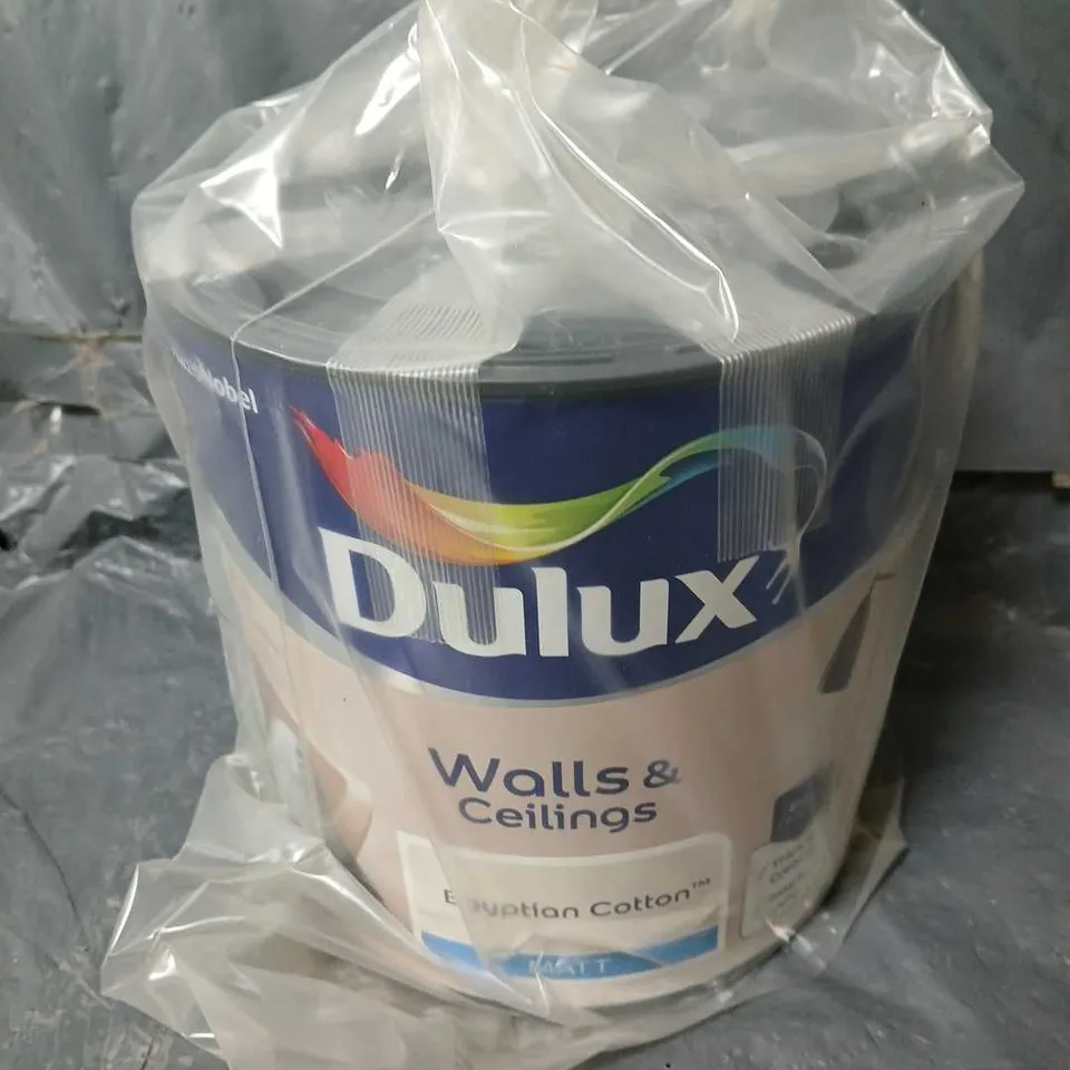 DULUX WALLS & CEILINGS EGYPTIAN COTTON MATT (2.5L) - COLLECTION ONLY