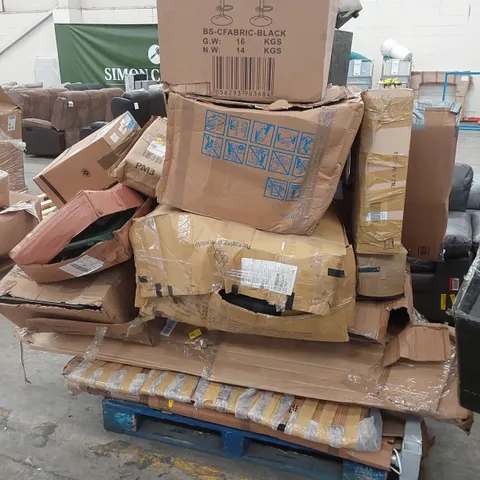 PALLET TO CONTAIN ASSORTED FURNITURE AND HOUSEHOLD GOODS