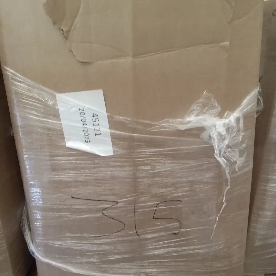 PALLET OF ASSORTED ITEMS INCLUDING RISING CUSHION, HEATED THROW, SORTFIELD ELECTRICAL CONVECTOR HEATER, ELEMUSE MATTRESS TOPPER, CUSIMAX AIR FRYER OVEN, GETFIT PREMIUM AIR BED