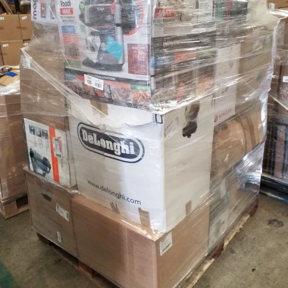 PALLET OF APPROXIMATELY 25 UNPROCESSED RAW RETURN HOUSEHOLD AND ELECTRICAL GOODS TO INCLUDE;