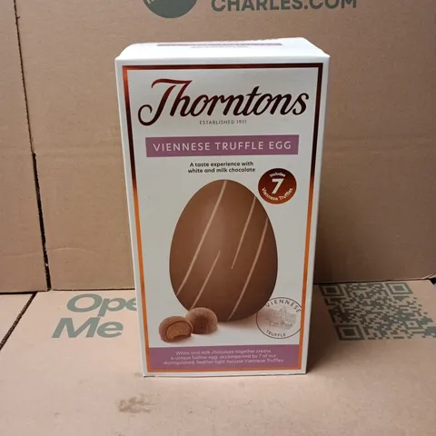 THORNTONS VIENNESE TRUFFLE EGG (INCLUDEES 7 TRUFFLES) 235G BOXED