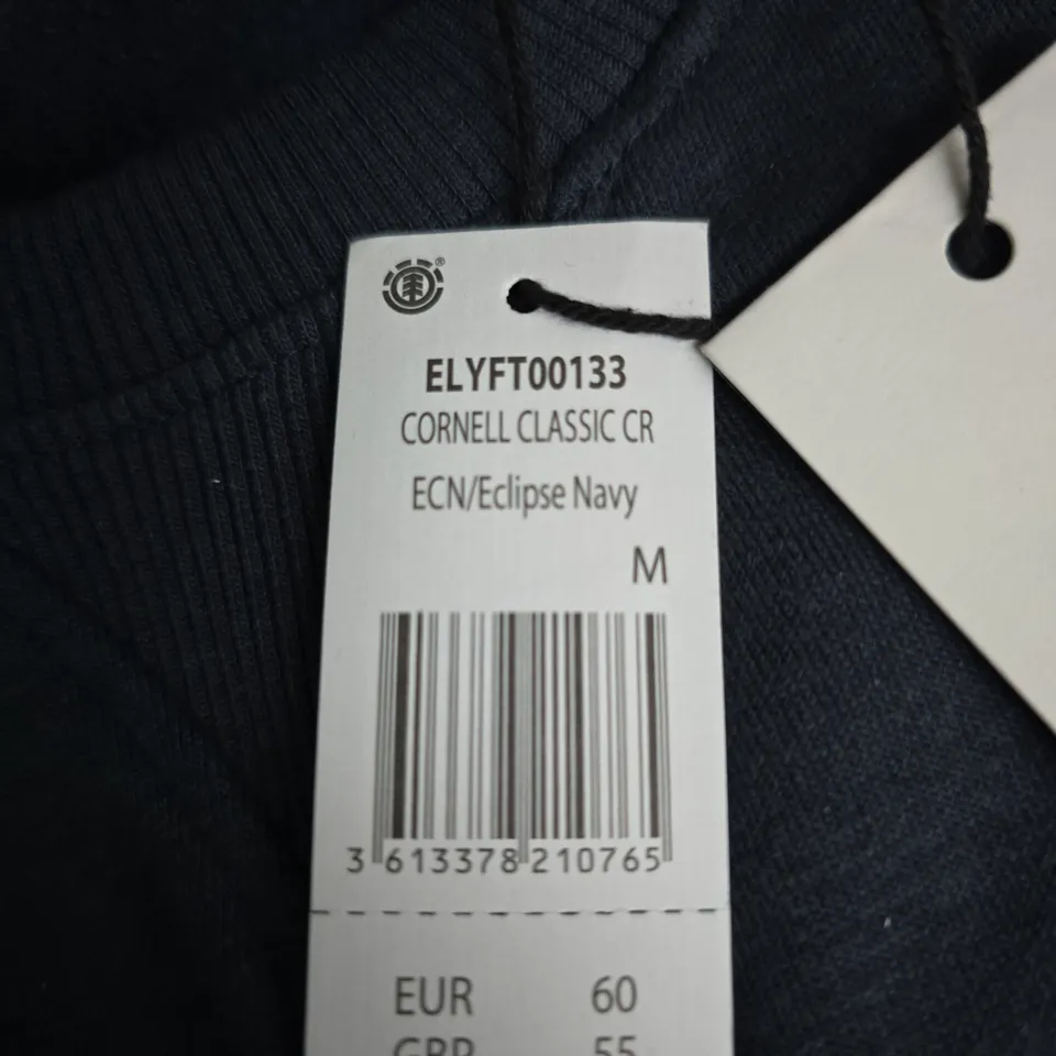 ELEMENT CORNELL CLASSIC CREW SWEATSHIRT – NAVY, M