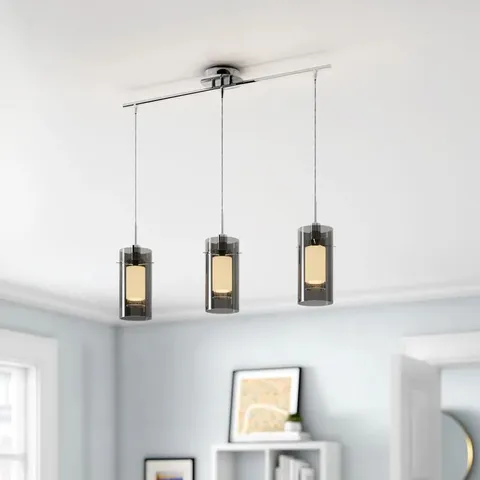 BOXED ARACELI 3-LIGHT KITCHEN ISLAND CHANDELIER 